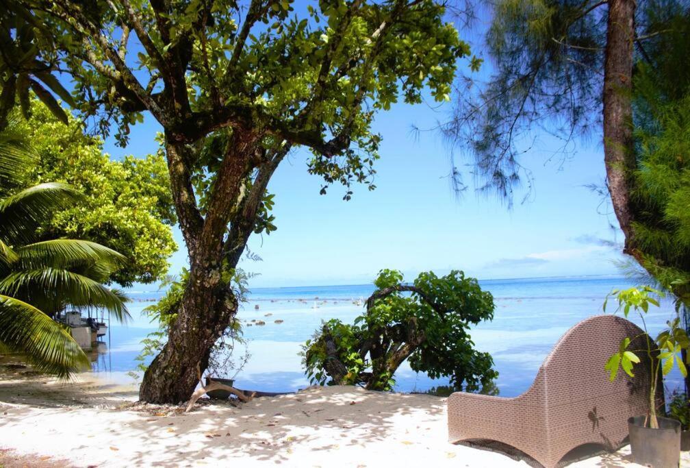 Bungalow Tiarii, Avec Acces Direct A Une Plage Privee Tevaitoa ภายนอก รูปภาพ