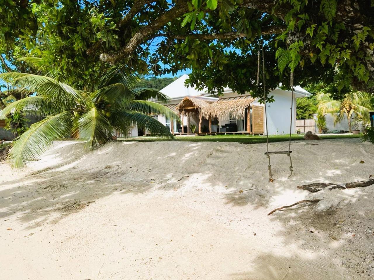 Bungalow Tiarii, Avec Acces Direct A Une Plage Privee Tevaitoa ภายนอก รูปภาพ